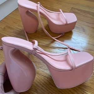 Cult Gaia Pink Heels
